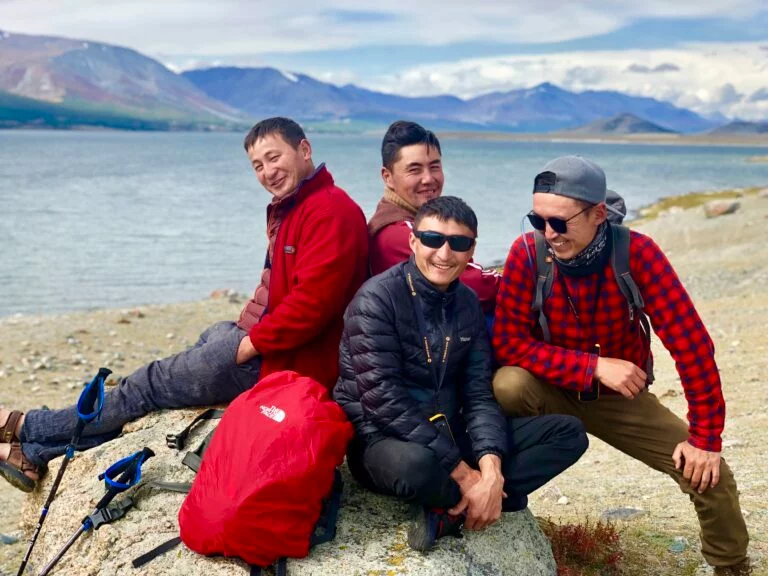 Sayat Travel team and local partners in Western Mongolia